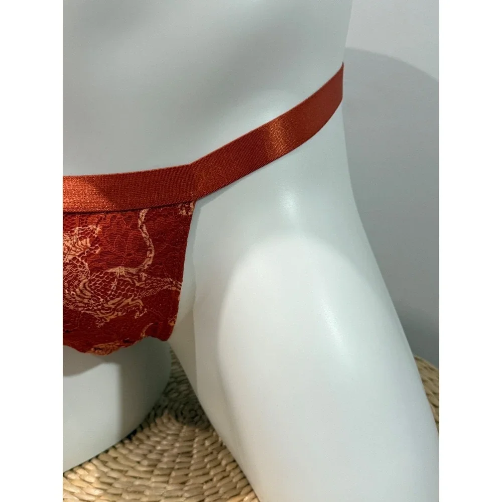 Cosabella Never Say Never Italian Lace Men's‎ Thong Sahara Tiger Size XL